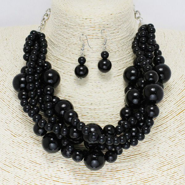 86035_Black, pearl necklace