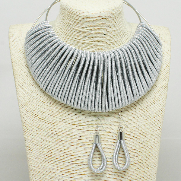 73176_Silver, coil necklace