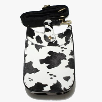 88393_White Cow, faux leather crossbody bag 