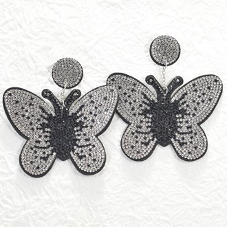95472_Black, oversized butterfly pave rhinestone earring