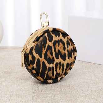 96223_Leopard, faux leather coin purse pouch